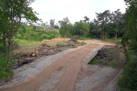 Klana,Breza - građevinsko zemljište 550 m2 