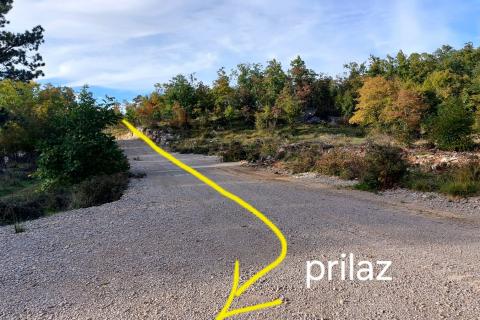 Klana,Breza - građevinsko zemljište 550 m2 