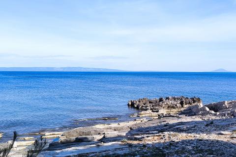 Istra, Kavran - vikend zemljište uz plažu, pogled more