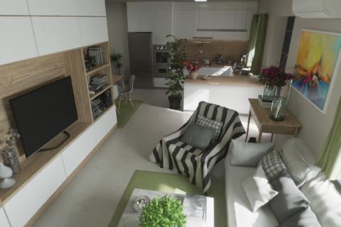 Istra, Poreč-dvosobni stan u novogradnji s pogledom na more i bazenom