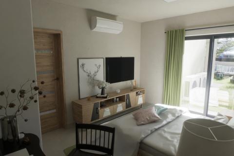 Istra, Poreč-dvosobni stan u novogradnji s pogledom na more i bazenom