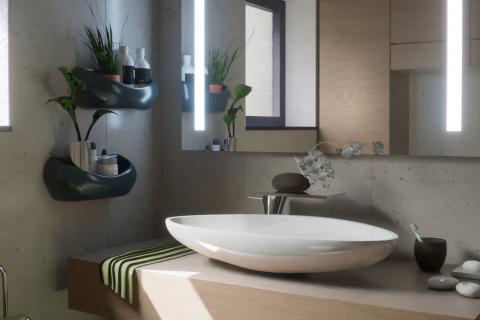 Istra, Poreč-dvosobni stan u novogradnji s pogledom na more i bazenom