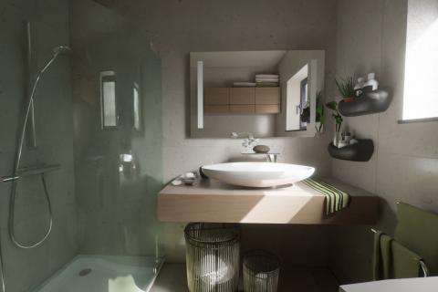 Istra, Poreč-dvosobni stan u novogradnji s pogledom na more i bazenom