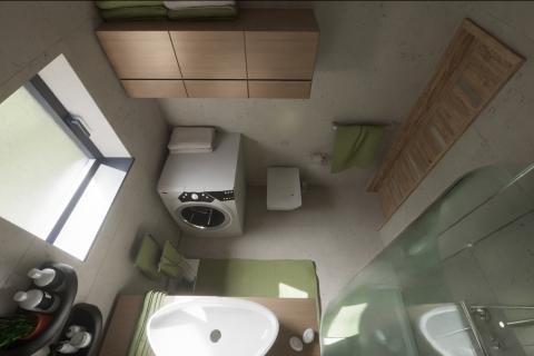 Istra, Poreč-dvosobni stan u novogradnji s pogledom na more i bazenom