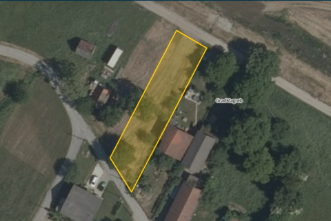 Terreno edificabile Odranski Obrež, Brezovica, 813m2