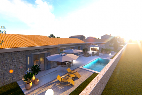 Istra,Karigador: Samostojeća kuća,Bazen