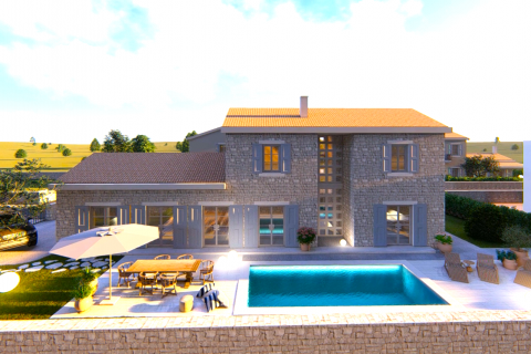 Istra,Karigador: Samostojeća kuća,Bazen