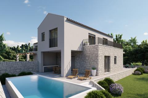 Istra,Umag,Materada: Građevinsko zemljište sa započetom gradnjom