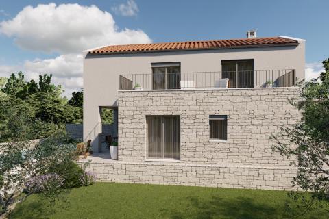 Istra,Umag,Materada: Građevinsko zemljište sa započetom gradnjom