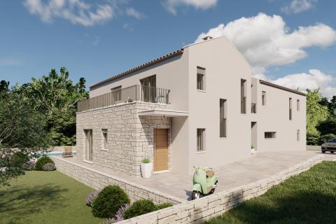 Istra,Umag,Materada: Građevinsko zemljište sa započetom gradnjom