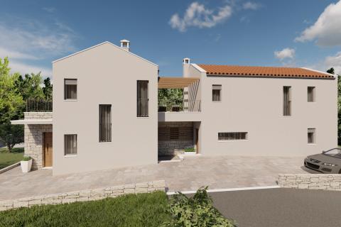 Istra,Umag,Materada: Građevinsko zemljište sa započetom gradnjom