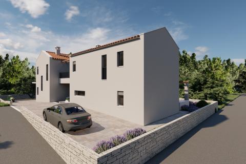 Istra,Umag,Materada: Građevinsko zemljište sa započetom gradnjom