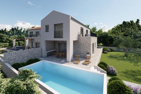 Istra,Umag,Materada: Građevinsko zemljište sa započetom gradnjom