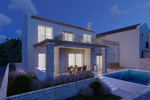 Istra,Umag,Materada: Građevinsko zemljište sa započetom gradnjom