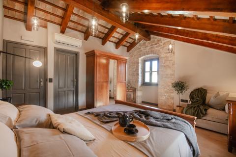 Istra,Rovinj-9km,kamena kuća na mirnoj lokaciji s bazenom