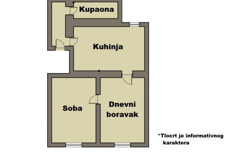 Zagreb, Centar, stan za adaptaciju 55m²