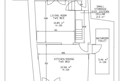 OTOK KRK-GRAD KRK kuća na 200 metara do mora 