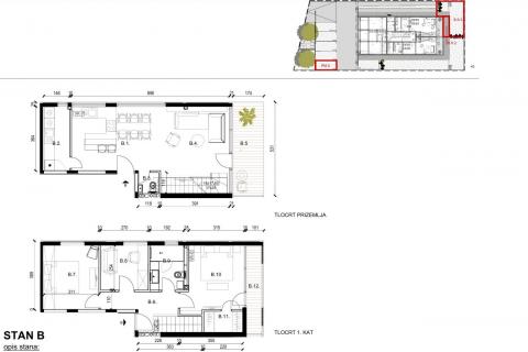 Spacious Two-Story Three-Bedroom Apartment in Rovinj