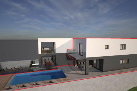 Istra - Rovinj okolica - moderna dvojna kuća u okolici Rovinja