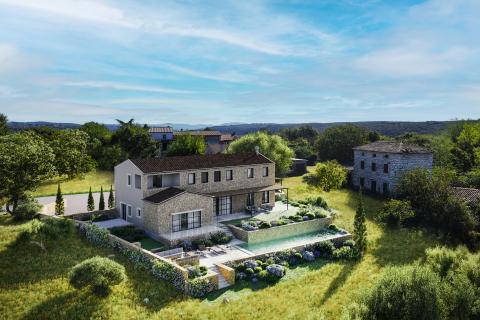 Istra - Brtonigla, jedinstvena i luksuzna mediteranska kuća 