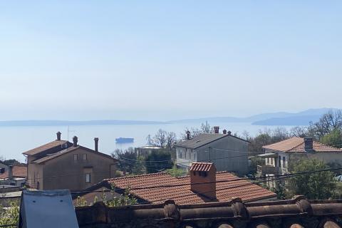 MATULJI, Dvojna kuća s pogledom na more - veliki potencijal!