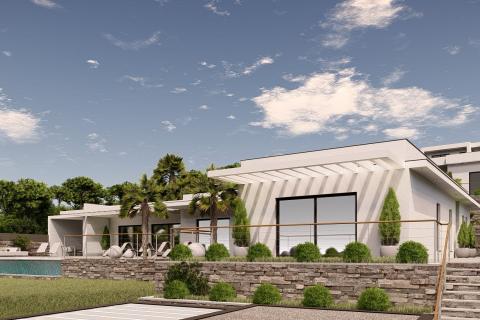 CRIKVENICA ,moderna prizemnica sa panoramskim pogledom na more