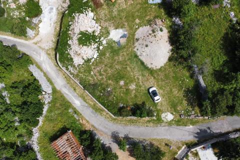 Novi Vinodolski,Jakov polje- građevinski teren sa projektom i predivnim pogledom