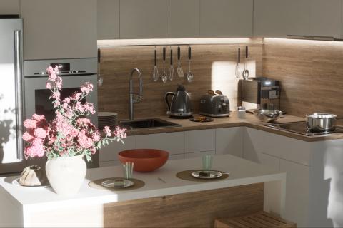 Istra, Poreč-dvoetažni stan u novogradnji s pogledom na more 