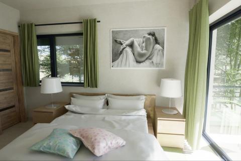 Istra, Poreč-dvoetažni stan u novogradnji s pogledom na more 