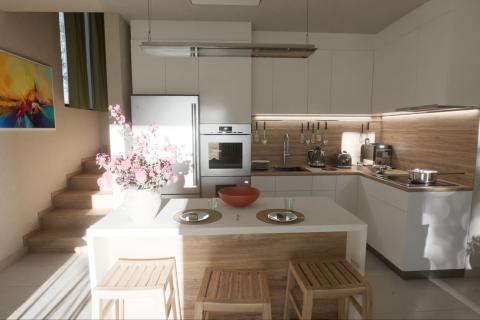 Istra, Poreč-dvoetažni stan u novogradnji s pogledom na more 