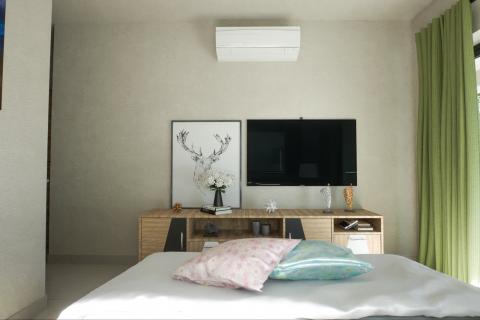 Istra, Poreč-dvoetažni stan u novogradnji s pogledom na more 