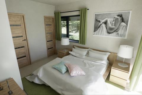 Istra, Poreč-dvoetažni stan u novogradnji s pogledom na more 