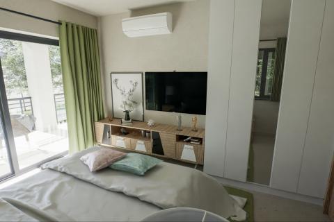 Istra, Poreč-dvoetažni stan u novogradnji s pogledom na more 