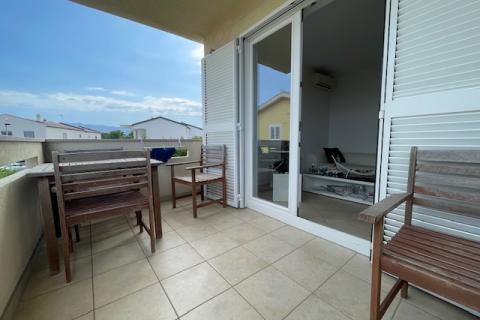 Island of Krk, Klimno, apartment, sea view, 300 m from the beach