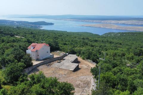 Crikvenica, Šmrika - građevinsko zemljište sa projektom