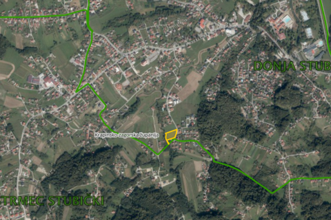 Земельный участок строительного назначения Stubičke Toplice, 1.300m2