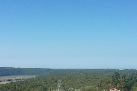 Istra, Buje, Krasica - kamena kuća u rekonstrukciji, pogled na more