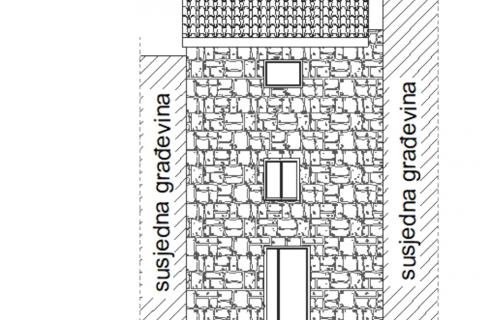 Istra, Buje, Krasica - kamena kuća u rekonstrukciji, pogled na more