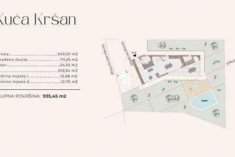 ISTRIA, KRŠAN – Baugrundstück mit Baugenehmigung