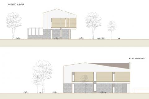 ISTRIA, KRŠAN – Baugrundstück mit Baugenehmigung