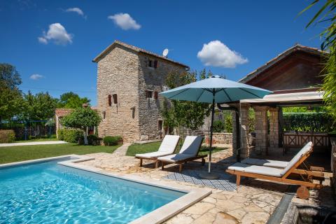 ISTRA, KANFANAR - Bellissima Casa in Pietra Istriana Autentica