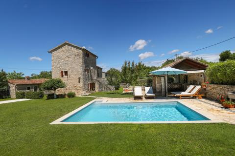 ISTRA, KANFANAR - Bellissima Casa in Pietra Istriana Autentica