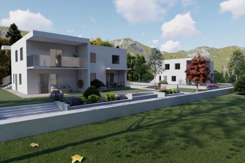 Rijeka, Kastav - novogradnja: 1s+db, garaža, okućnica