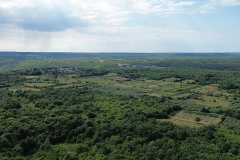 ISTRA, LIMSKI KANAL - Poljoprivredno zemljište 1100 m2