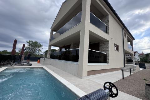 OTOK KRK,MALINSKA moderna villa u novogradnji