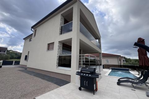 OTOK KRK,MALINSKA moderna villa u novogradnji