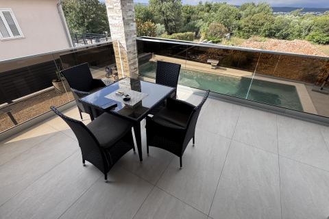 OTOK KRK,MALINSKA moderna villa u novogradnji