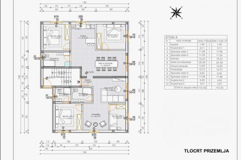 Istra, Valbandon - četverosoban stan u novogradnji