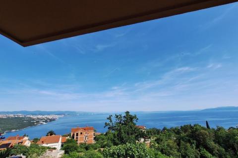 Stan za najam na Pobrima – panoramski pogled na Kvarner