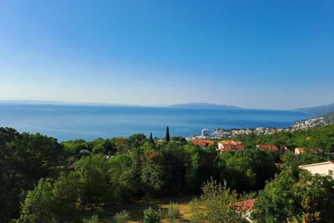 Stan za najam na Pobrima – panoramski pogled na Kvarner